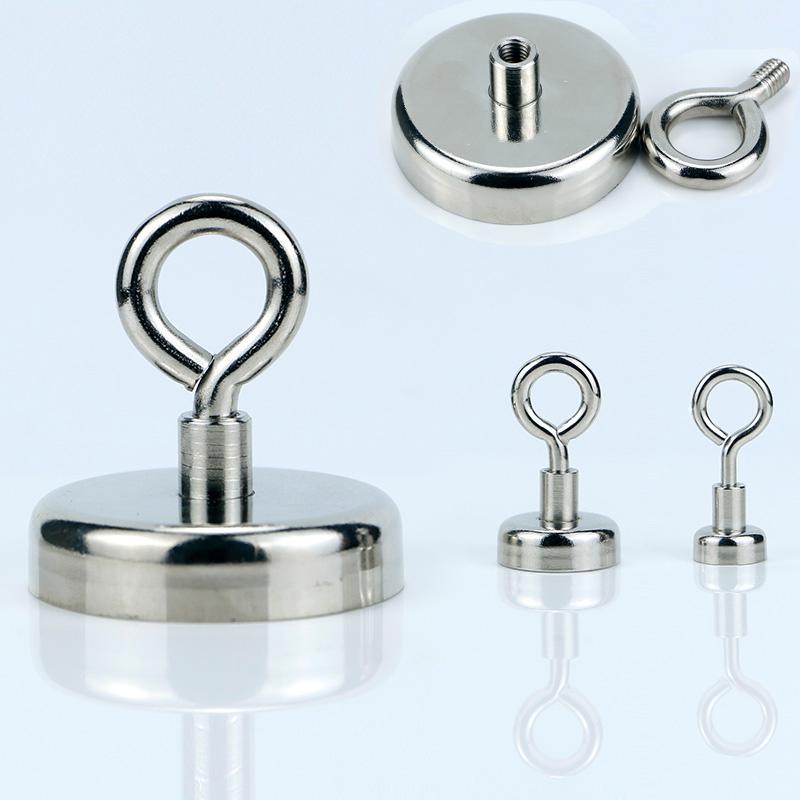 Hooks & Rails 1pc/2pc Super Strong Neodymium Magnet Pot Salvage Magnets Round Powerful Magnetic Hook Sea Fishing Searcher
Hooks & Rails 1pc/2pc Super Strong Neodymium Magnet Pot Salvage Magnets Round Powerful Magnetic Hook Sea Fishing Searcher