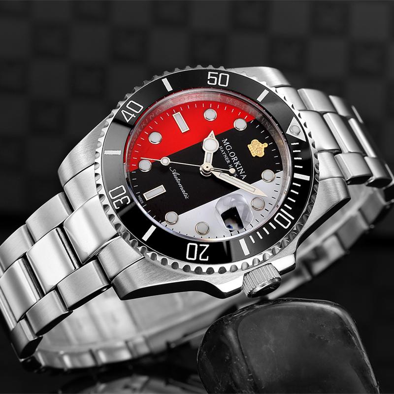 MG.ORKINA Watch Men Ceramic Bezel Automatic Mechanical Watches Luxury Gift Wrist For Original Box Drop Wristwatches, Mg091e
MG.ORKINA Watch Men Ceramic Bezel Automatic Mechanical Watches Luxury Gift Wrist For Original Box Drop Wristwatches, Mg091e