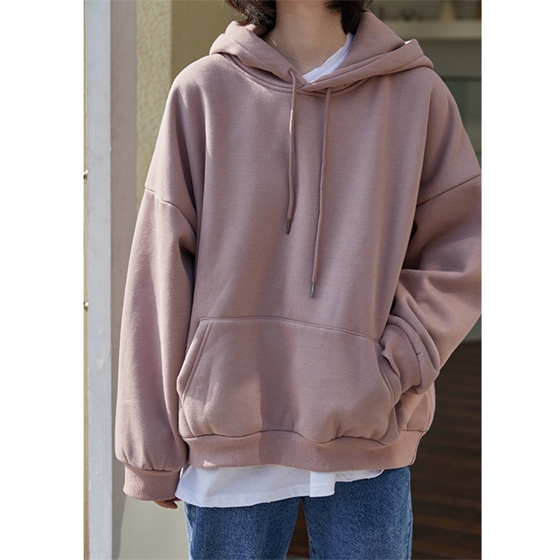 2021 autumn new hooded sweater women's Korean version loose fashion Plush thickened Pullover, Light pink
2021 autumn new hooded sweater women's Korean version loose fashion Plush thickened Pullover, Light pink