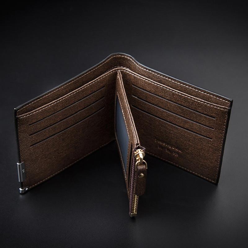 Elegant Men's Dual Purpose PU Wallet and Card Slots  Great Choice for Gifting at Christmastime or Any Other Celebrations