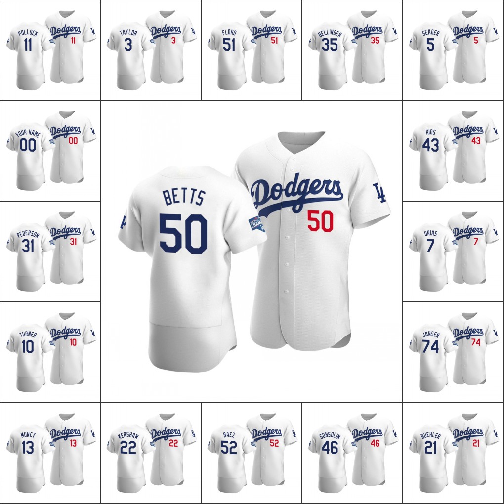 Men Los AngelesDodgers #35 Cody Bellinger 50 Mookie Betts 5 Corey Seager Women Youth Custom World Series Champions Authentic Home Jersey White
Men Los AngelesDodgers #35 Cody Bellinger 50 Mookie Betts 5 Corey Seager Women Youth Custom World Series Champions Authentic Home Jersey White