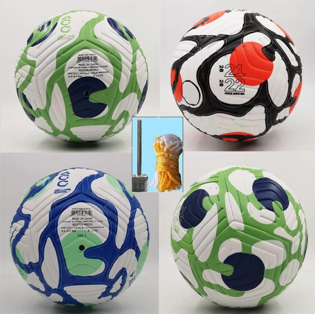 Top quality Club League 2021 2022 soccer Ball Size 5 high-grade nice match premer Finals 21 22 football (Ship the balls without air)
Top quality Club League 2021 2022 soccer Ball Size 5 high-grade nice match premer Finals 21 22 football (Ship the balls without air)
