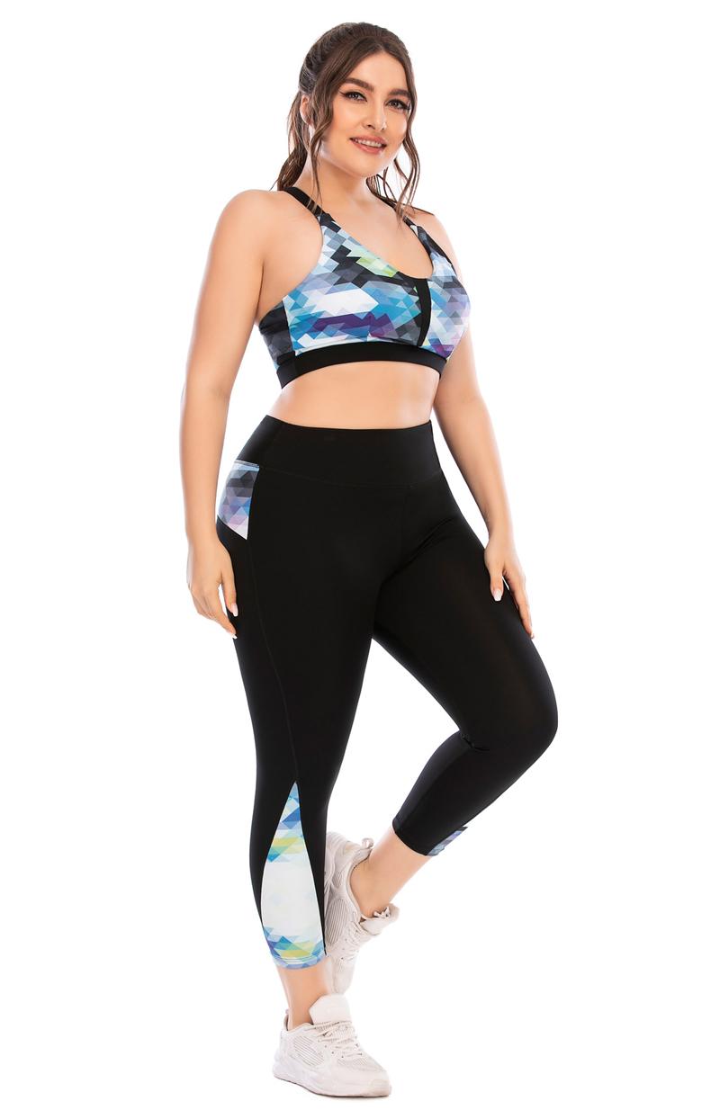 Yoga Outfit Women Gym Sport Suit Leggings + Bra Set Plus Size 3XL Sportswear Sportsuits For Female Running Sets Tracksuit Wear
Yoga Outfit Women Gym Sport Suit Leggings + Bra Set Plus Size 3XL Sportswear Sportsuits For Female Running Sets Tracksuit Wear