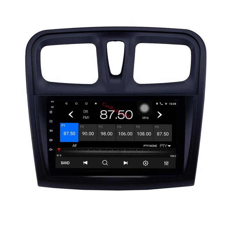 Car Dvd Player for Renault Sandero 2012-2017 Multimedia System Gps Naviagation 9 Inch Touch Screen Stereo Support Steer Wheel Control Obd