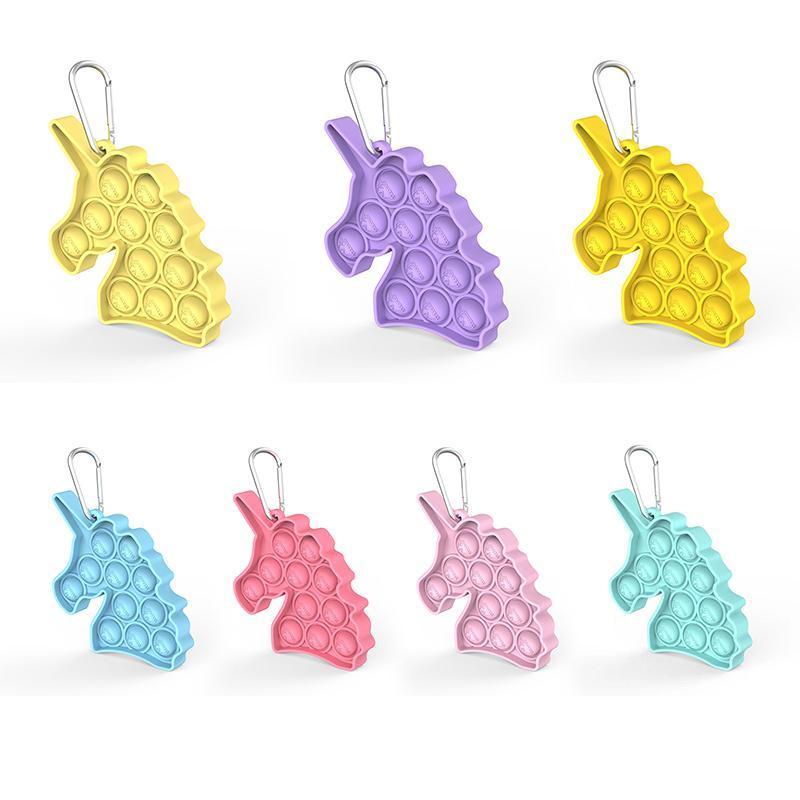 DHL Free Unicorn keychain decompression toy , it is Fidget simple dimple mixed color 7 design key ring anti-stress foam board
DHL Free Unicorn keychain decompression toy , it is Fidget simple dimple mixed color 7 design key ring anti-stress foam board