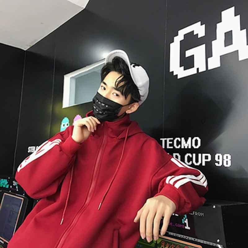 Autumn Men's Sweater Korean Hoodie Cardigan Spring And Jacket Couple Ins Boys Tide Brand Hip-hop Trend Jackets