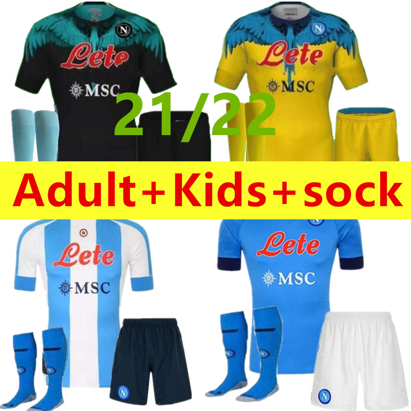 Adult Kids Full kits+sock 2021 2022 INSIGNE napoli soccer jersey 20 21 22 ZIELINSKI Maradona MERTENS CALLEJON PLAYER RPG football shirts child sets uniform, 20/21 4th
Adult Kids Full kits+sock 2021 2022 INSIGNE napoli soccer jersey 20 21 22 ZIELINSKI Maradona MERTENS CALLEJON PLAYER RPG football shirts child sets uniform, 20/21 4th