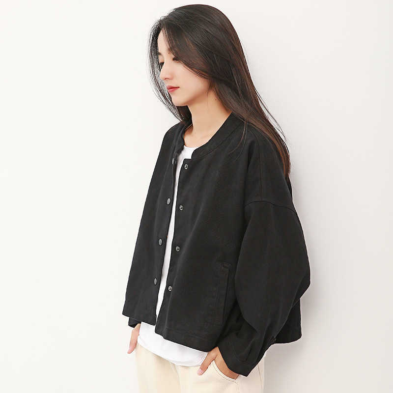 Safari Style Simple Crop Jackets for Women Elegant All-match Silm Coats Temperament Office Lady Female Tops Spring 210525