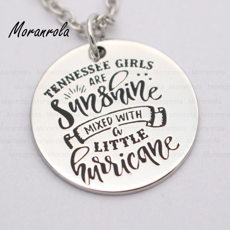 Pendant Necklaces Arried "Tennessee Girls Are Sunshine Mixed With A Little Hurricane"Copper Necklace Keychain,charm,Sunshine Hurricane Jewel
Pendant Necklaces Arried "Tennessee Girls Are Sunshine Mixed With A Little Hurricane"Copper Necklace Keychain,charm,Sunshine Hurricane Jewel