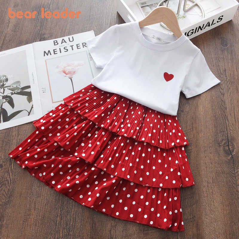 Bear Leader Kids Girls Casual Clothing Sets White T-shirt And Polka Dot Skirts Outfits Summer Baby Girl Clothes For 3-7 Years 210708, Ax1348black
Bear Leader Kids Girls Casual Clothing Sets White T-shirt And Polka Dot Skirts Outfits Summer Baby Girl Clothes For 3-7 Years 210708, Ax1348black