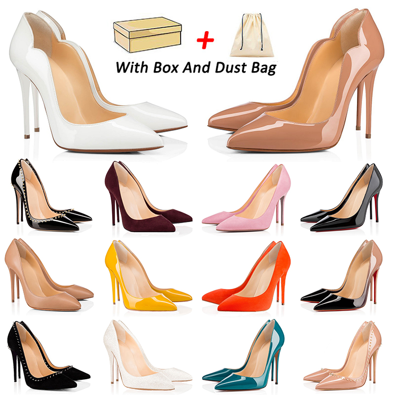 With Box Fashion Red Bottoms High Heels Designer Dress Shoes Party Wedding women triple black Luxurys spikes Pointed Toe Pumps loafers Rubber 35-42, Color 27 36-39
With Box Fashion Red Bottoms High Heels Designer Dress Shoes Party Wedding women triple black Luxurys spikes Pointed Toe Pumps loafers Rubber 35-42, Color 27 36-39