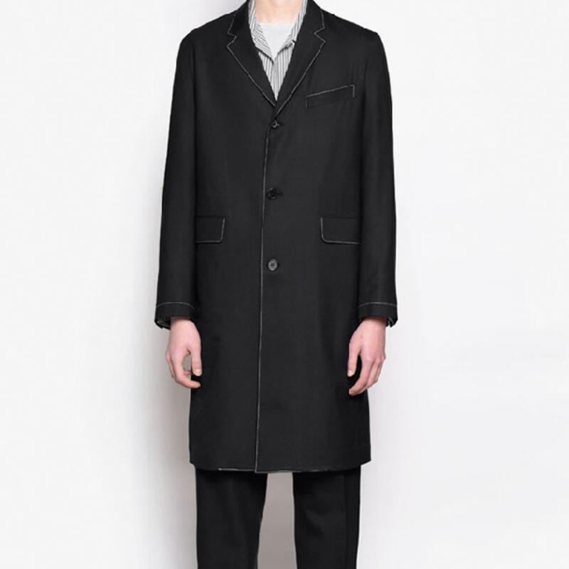 Men' Trench Coats / Spring Fashion Personalized Customization Loose White Line Classic Single-breasted Coat /-6XL, Black
Men' Trench Coats / Spring Fashion Personalized Customization Loose White Line Classic Single-breasted Coat /-6XL, Black