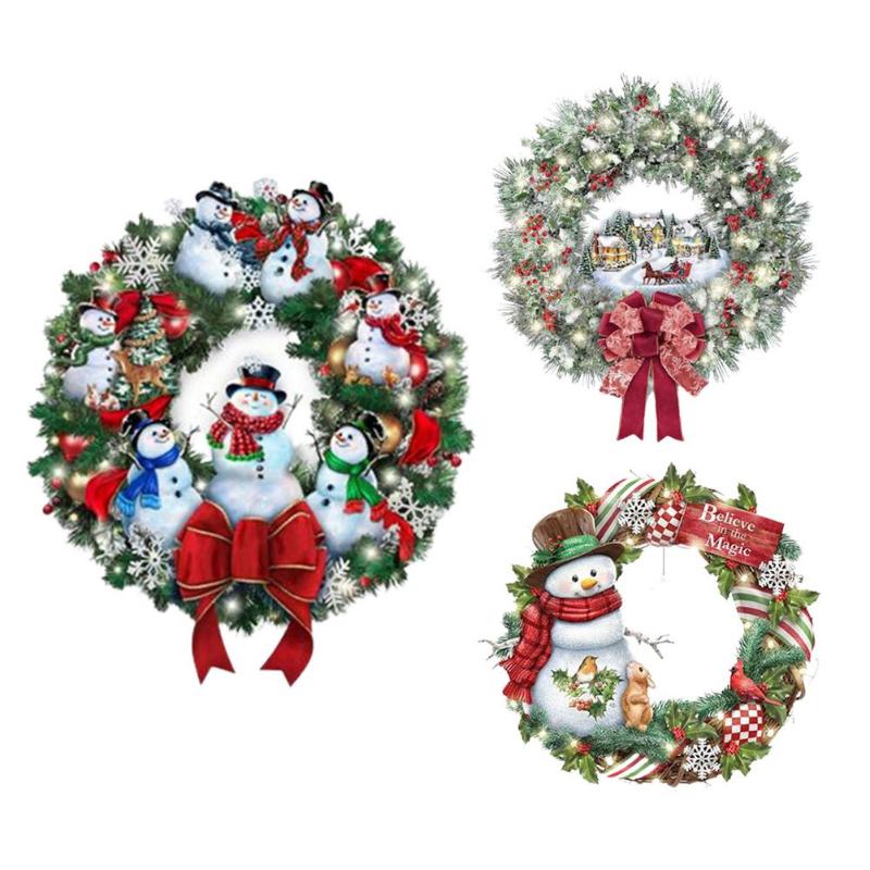 Christmas Decorations Snowman Garland Cute Santa Claus Wreaths Pendants With Red Scarf And Bow For Indoor Outdoor Home Kitchen Wall Window
Christmas Decorations Snowman Garland Cute Santa Claus Wreaths Pendants With Red Scarf And Bow For Indoor Outdoor Home Kitchen Wall Window
