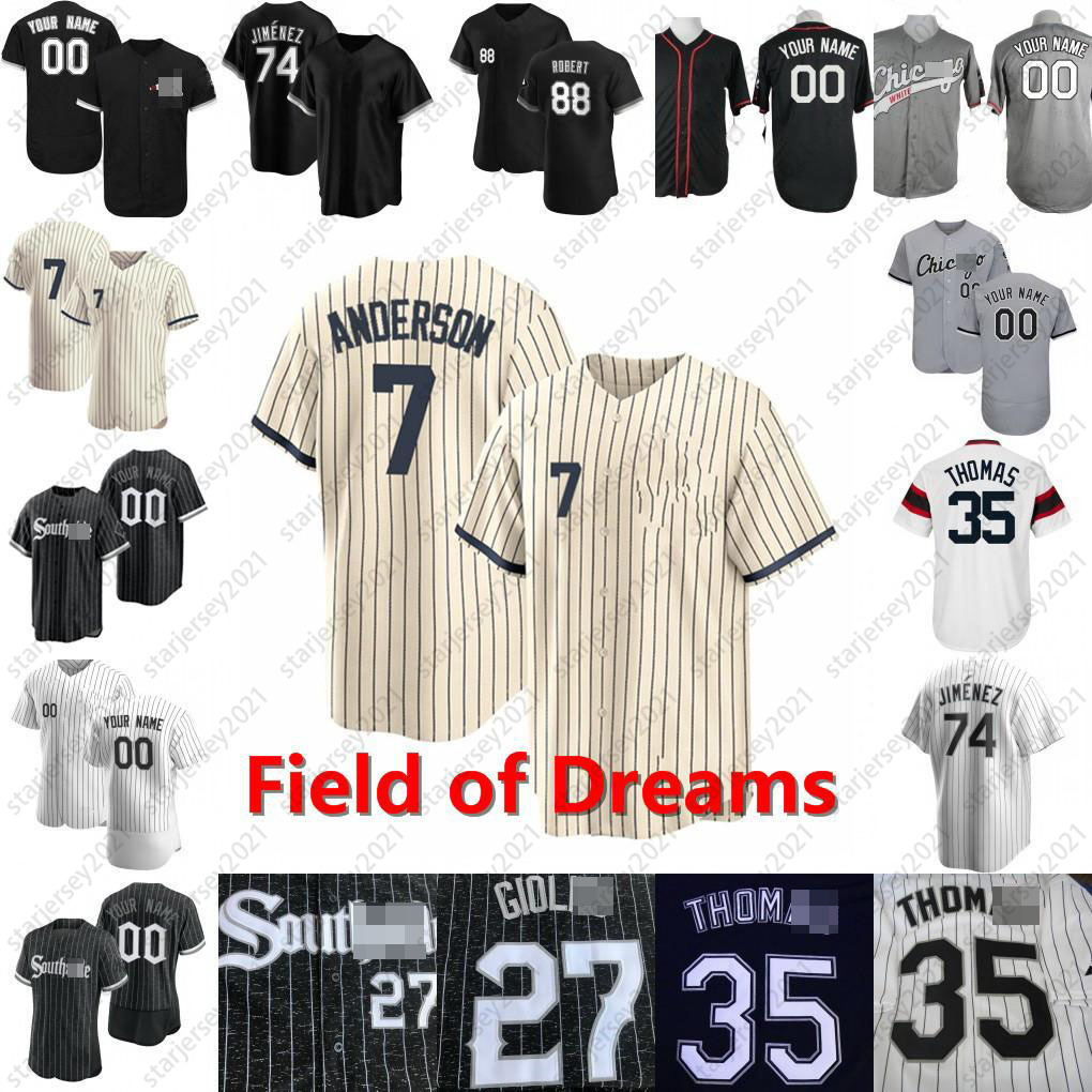 Field of Dreams City Connect Southside Jersey Tim Anderson Luis Robert Jose Abreu Eloy Jimenez Yoan Moncada Lucas Giolito Michael Kopech Bo Jackson Craig Kimbrel
Field of Dreams City Connect Southside Jersey Tim Anderson Luis Robert Jose Abreu Eloy Jimenez Yoan Moncada Lucas Giolito Michael Kopech Bo Jackson Craig Kimbrel