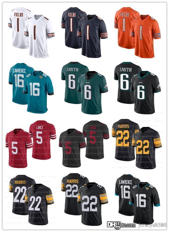 2021 Draft Jersey 1 Justin Fields 22 Najee Harris 16 Trevor Lawrence 5 Trey Lance 6 DeVonta Smith 2 Zach Wilson Football Jerseys, Color
2021 Draft Jersey 1 Justin Fields 22 Najee Harris 16 Trevor Lawrence 5 Trey Lance 6 DeVonta Smith 2 Zach Wilson Football Jerseys, Color