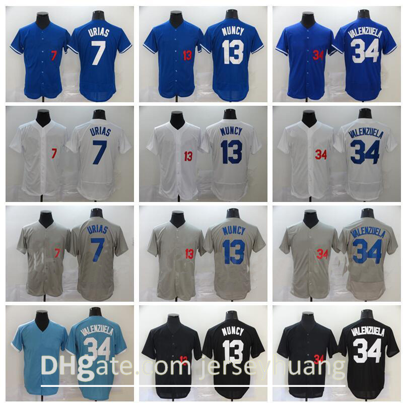 Men Baseball 7 Julio Urias Jersey 34 Fernando Valenzuela 13 Max Muncy Flexbase Cool Base All Stitched Team Blue White Grey Black
Men Baseball 7 Julio Urias Jersey 34 Fernando Valenzuela 13 Max Muncy Flexbase Cool Base All Stitched Team Blue White Grey Black