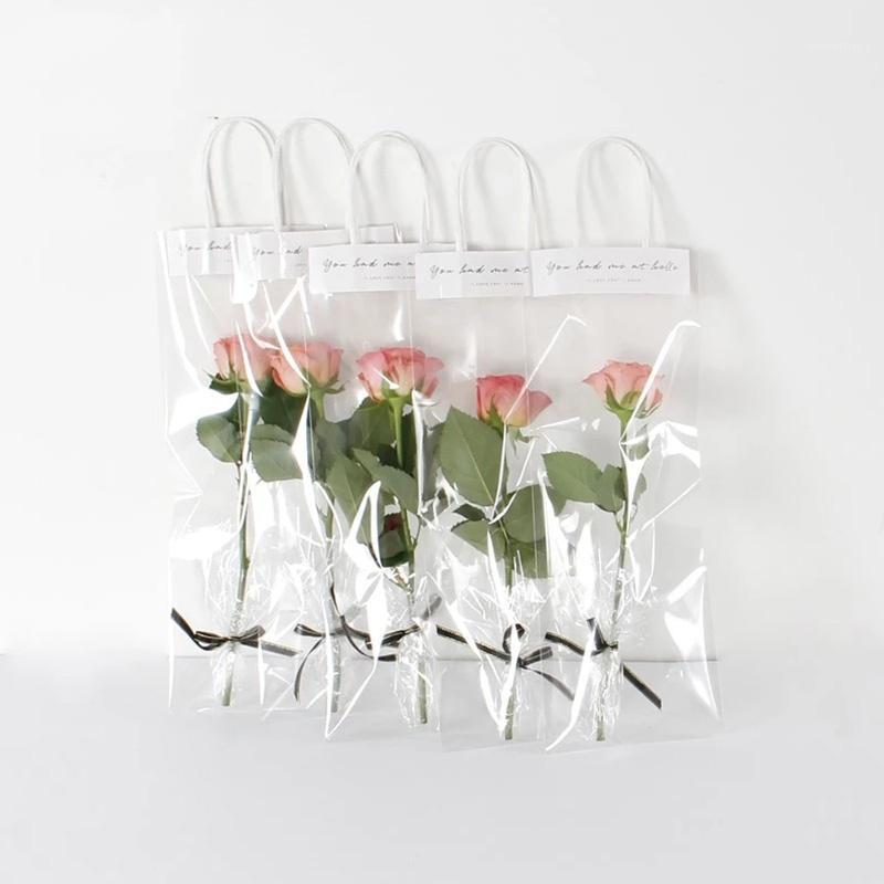 Gift Wrap 10PCS/Bag Plastic Floral Packaging With Handle Flower Bag Bouquet Wrapping Paper Transparent
Gift Wrap 10PCS/Bag Plastic Floral Packaging With Handle Flower Bag Bouquet Wrapping Paper Transparent