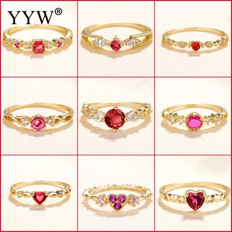 Cluster Rings Fashion Cubic Zircon Brass Finger Ring Gold Color Plated For Women Girls Size 5 6 7 8 9 10 Wedding Jewelry Gift
Cluster Rings Fashion Cubic Zircon Brass Finger Ring Gold Color Plated For Women Girls Size 5 6 7 8 9 10 Wedding Jewelry Gift