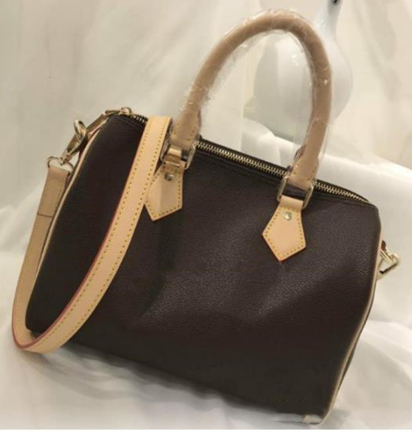 2021 designers Women Speedy Leather Messenger Travel bag Fashion luxurys Crossbody bags Shoulder Bags Lady Tote handbags 30 cm, Coffee flower
2021 designers Women Speedy Leather Messenger Travel bag Fashion luxurys Crossbody bags Shoulder Bags Lady Tote handbags 30 cm, Coffee flower