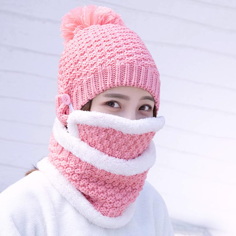 Hats, Scarves & Gloves Sets Hat, Neck, Mask, Cap And Wool Korean Version Sweet Lovely Lady Knitted For Keeping Warm In Autumn Winter
Hats, Scarves & Gloves Sets Hat, Neck, Mask, Cap And Wool Korean Version Sweet Lovely Lady Knitted For Keeping Warm In Autumn Winter