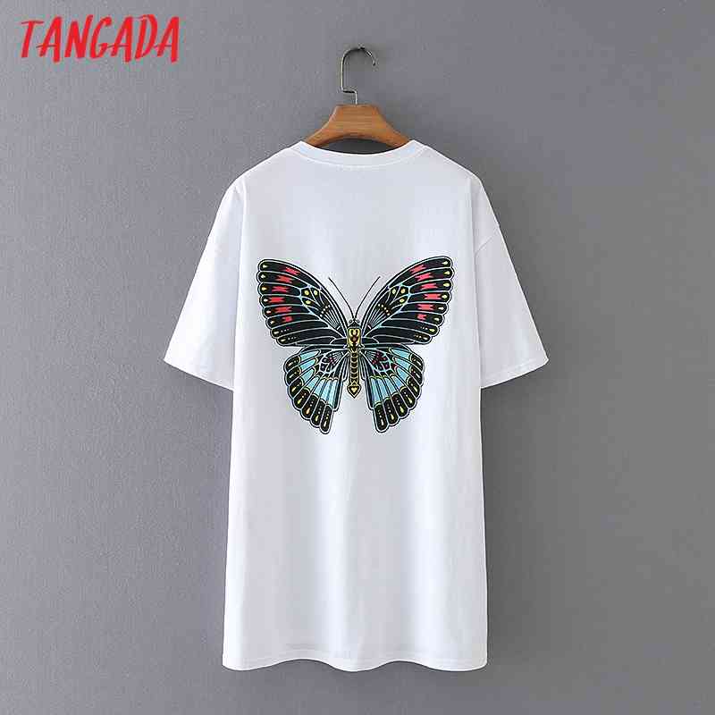 Women Print Loose T Short Sleeve O Neck Tees Ladies Casual Tee Shirt Street Wear Top 2M135 210416