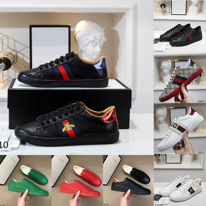 Gucci Ace Bee Shoes For Men Women Italy Brand Casual Shoe Embroidery Tiger Snake Red Green Striped Mens Trainers Black White Leather Sneakers Flat Bottoms
Gucci Ace Bee Shoes For Men Women Italy Brand Casual Shoe Embroidery Tiger Snake Red Green Striped Mens Trainers Black White Leather Sneakers Flat Bottoms