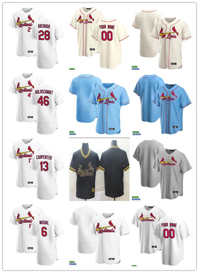 Men Women Youth St. Louis Cardinals 6 Stan Musial 13 Matt Carpenter 28 Nolan Arenado 46 Paul Goldschmidt Custom Baseball Jersey, Blue;black
Men Women Youth St. Louis Cardinals 6 Stan Musial 13 Matt Carpenter 28 Nolan Arenado 46 Paul Goldschmidt Custom Baseball Jersey, Blue;black
