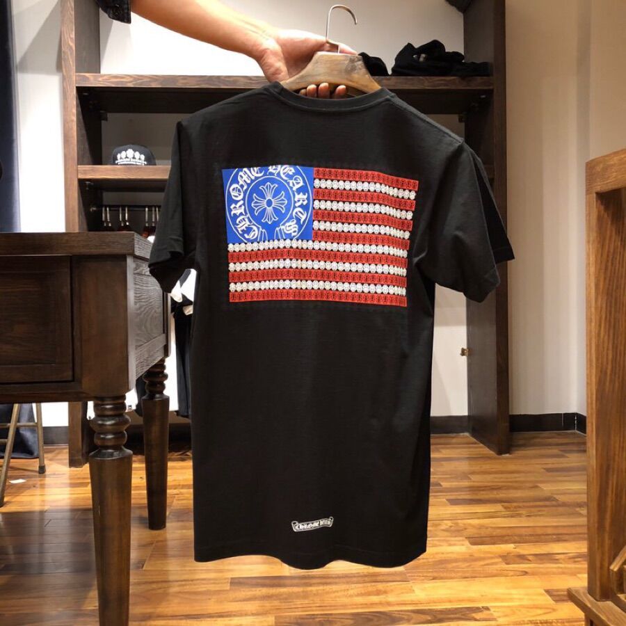 New Ch Fashion Brand Cross Horseshoe Flag Printed Short Sleeve T-shirt for Men and Women in 2021 Summer, White
New Ch Fashion Brand Cross Horseshoe Flag Printed Short Sleeve T-shirt for Men and Women in 2021 Summer, White