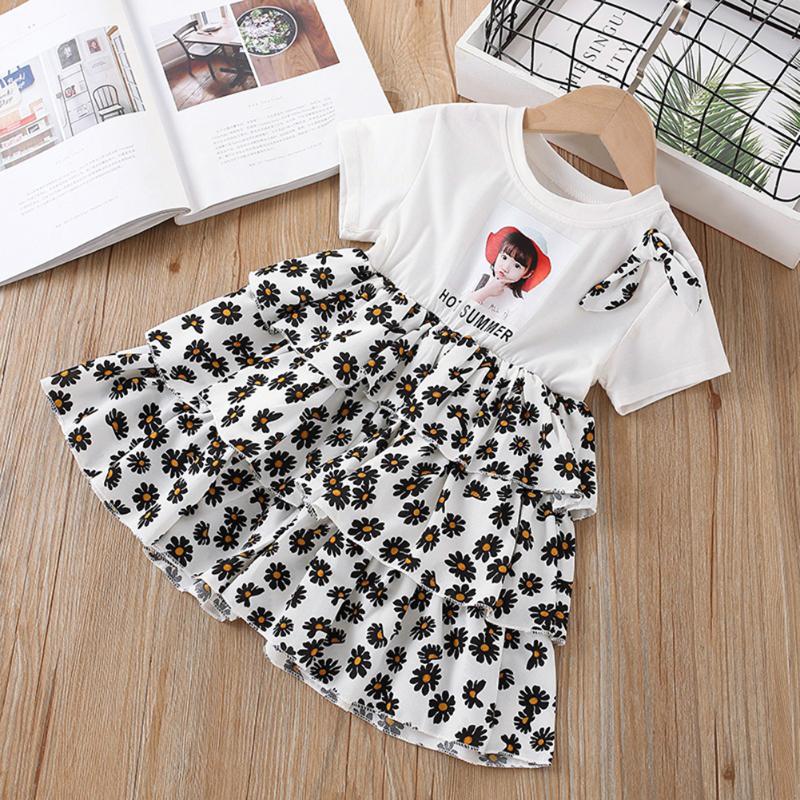 Girl's Dresses Summer Children Girls Fake Two-Piece Clothes Short Sleeve Pleat Dress Lovely Chic Comfortable Leisure Kids Cake, Black
Girl's Dresses Summer Children Girls Fake Two-Piece Clothes Short Sleeve Pleat Dress Lovely Chic Comfortable Leisure Kids Cake, Black