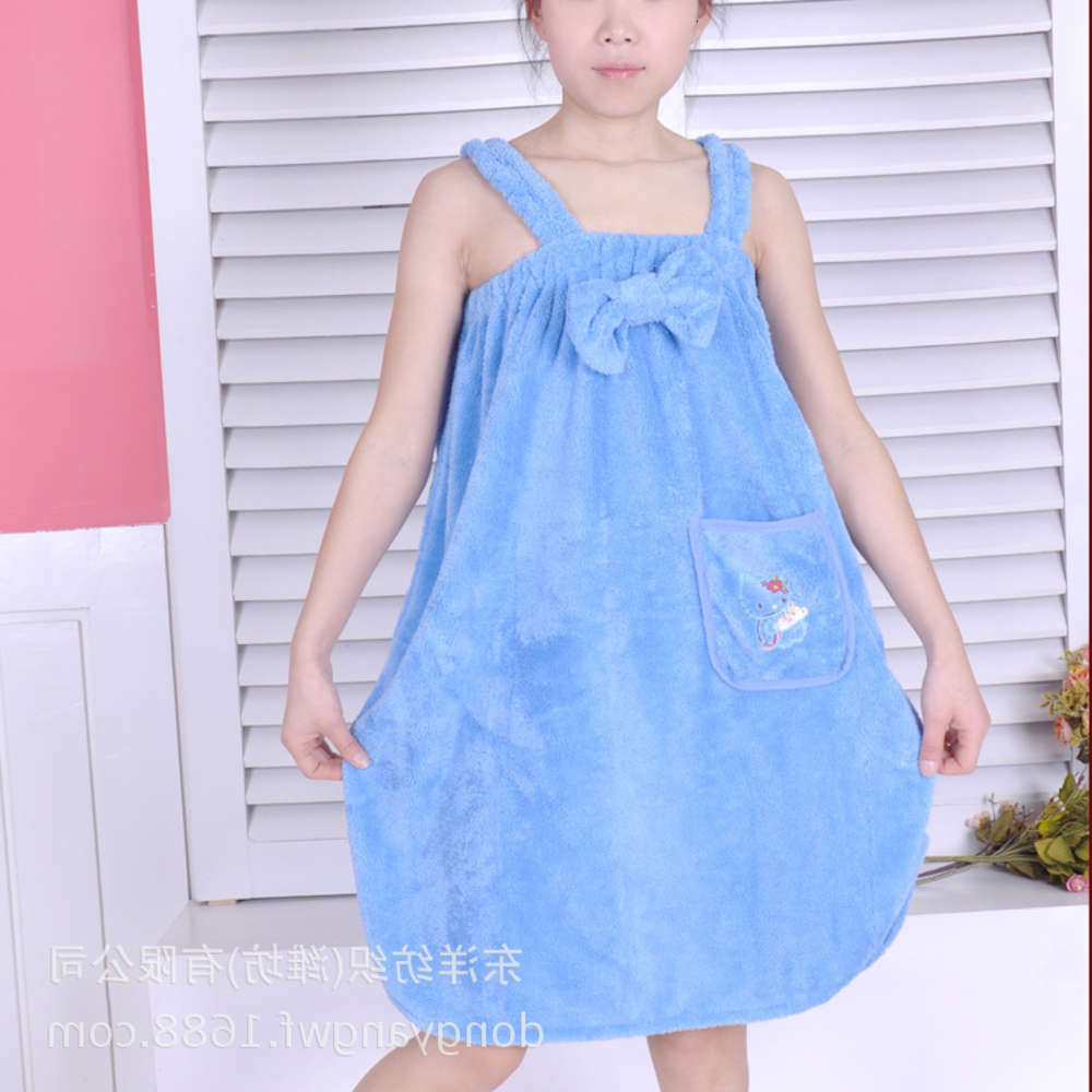 Korean big bow coral velvet water absorbent thickened bathrobe summer suspender Microfiber
Korean big bow coral velvet water absorbent thickened bathrobe summer suspender Microfiber