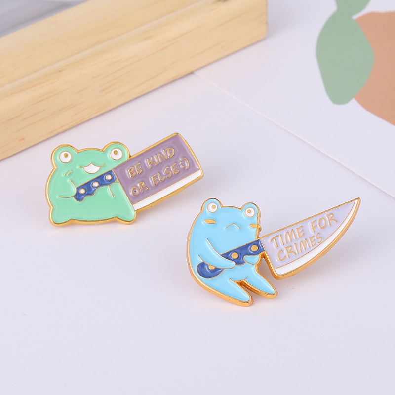 Cartoon Frog Letter Backpack Brooches Alloy Enamel Animal Cowboy Pins Unisex Clothes Hats Anti Light Buckle Badge Jewelry Accessories Wholesale
Cartoon Frog Letter Backpack Brooches Alloy Enamel Animal Cowboy Pins Unisex Clothes Hats Anti Light Buckle Badge Jewelry Accessories Wholesale