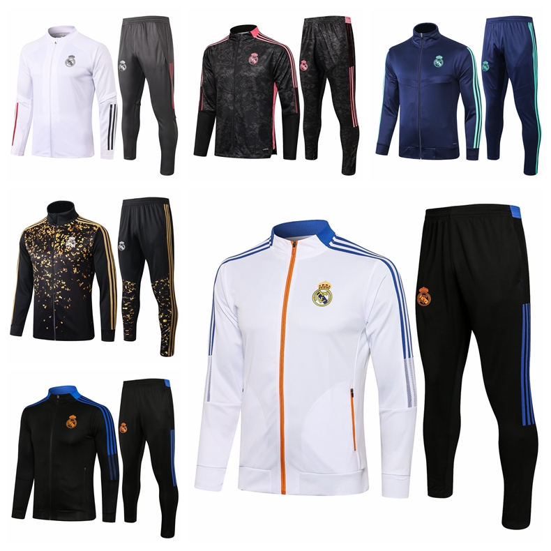 21/22 Real Madrid Full Zipper Football TRACKSUIT training suit MEN chandal futbol HAZARD ASENSIO ISCO Football Survetement Training Shirts E354, Gray
21/22 Real Madrid Full Zipper Football TRACKSUIT training suit MEN chandal futbol HAZARD ASENSIO ISCO Football Survetement Training Shirts E354, Gray
