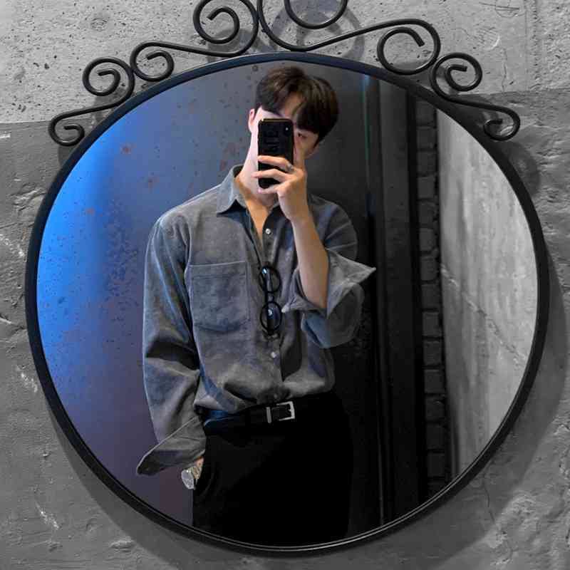 IEFB Corduroy Shirts Men's Spring Long Sleeve Vintage Tops Korean Fashion Mans Double Pockets Loose Blouse 9Y5899 210524