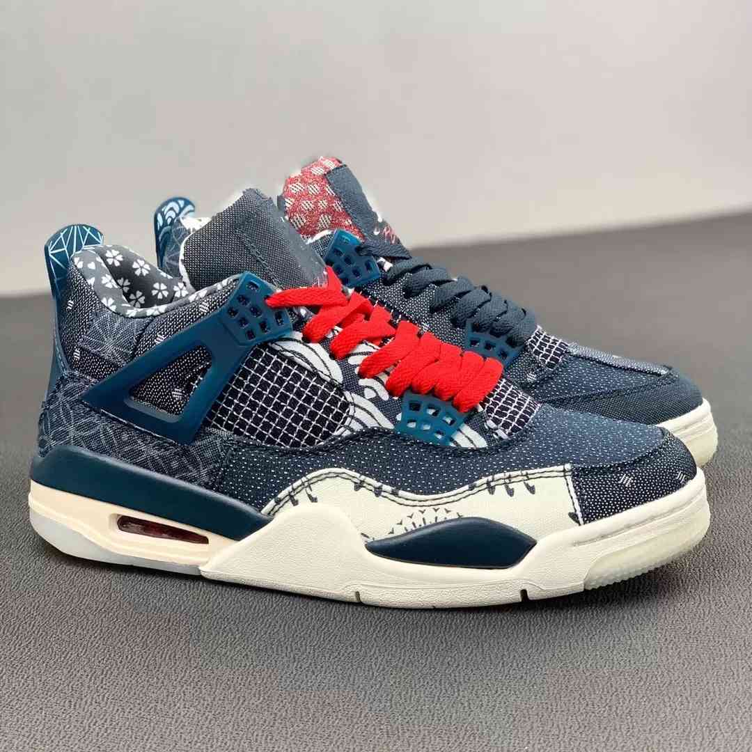 Jumpman 4 Retro Sashiko Men/Women Basketball Shoes Deep Ocean Sail Cement Grey Fire Red Outdoor SNKRS Sports With Original Box Fast Delivery
Jumpman 4 Retro Sashiko Men/Women Basketball Shoes Deep Ocean Sail Cement Grey Fire Red Outdoor SNKRS Sports With Original Box Fast Delivery