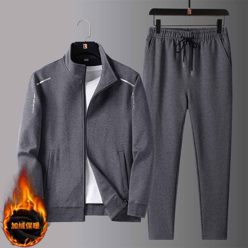 plush men's spring and autumn sportswear middle-aged dad's loose sweater three piece set large casual coat, Gray
plush men's spring and autumn sportswear middle-aged dad's loose sweater three piece set large casual coat, Gray