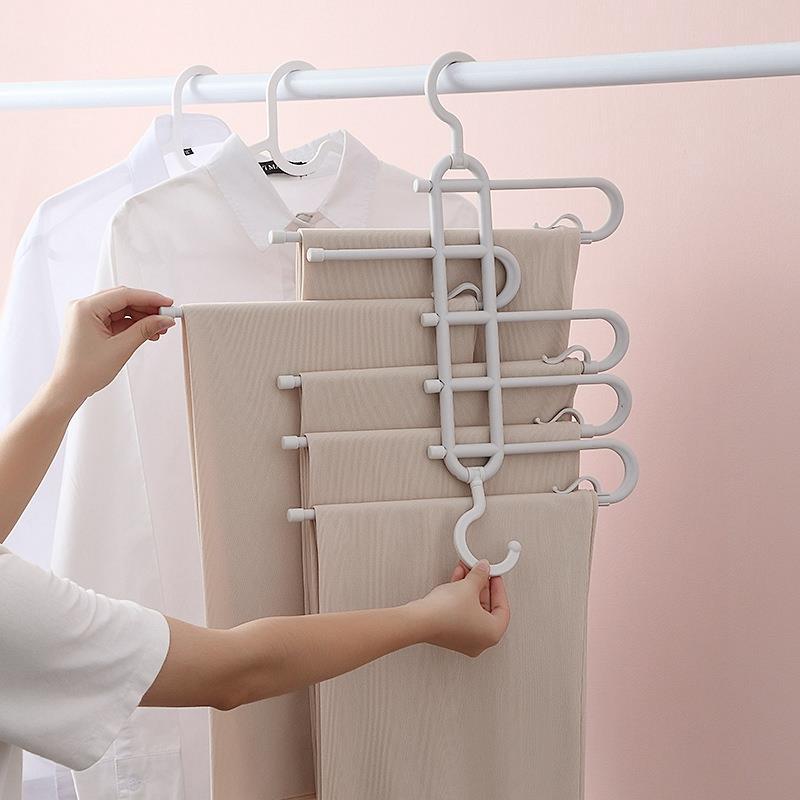 Hangers & Racks 5 In 1 Pant Hanger Clothes Organizer Multi-Function Wardrobe Saving Closet Pants Storage Plastic Magic Trouser
Hangers & Racks 5 In 1 Pant Hanger Clothes Organizer Multi-Function Wardrobe Saving Closet Pants Storage Plastic Magic Trouser