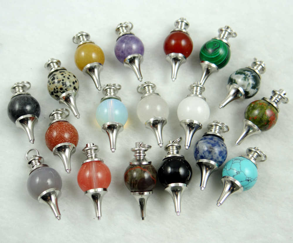 Natural stone lapis tiger eye Opal Turquoises crystal Quartz charm Pendants for diy Jewelry making necklaces Accessories10pcs 211012