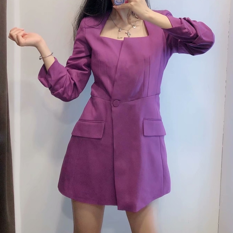 Women Square Collar Three Quarter Sleeve Siamese Shorts High Street Lady Loose Jumpsuits P1881 210430Z