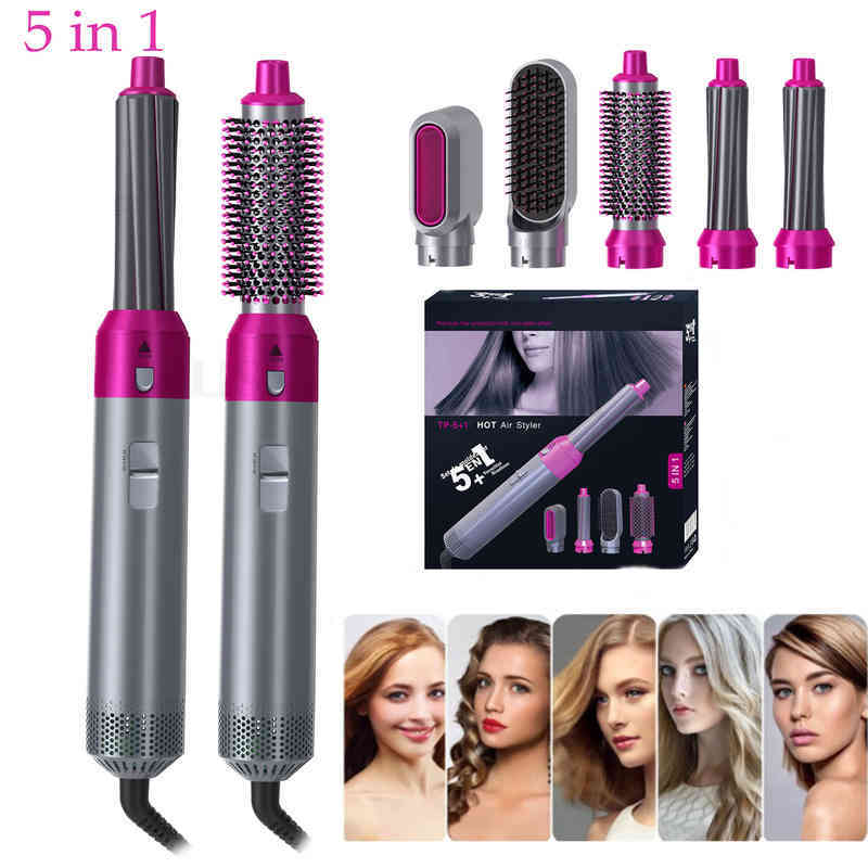 5 in 1 Hair dryer Brush Curler Iron Detachable Air wrap Style Electric Hair Comb Rotating Hot Air Brush for All Hairstyle
5 in 1 Hair dryer Brush Curler Iron Detachable Air wrap Style Electric Hair Comb Rotating Hot Air Brush for All Hairstyle