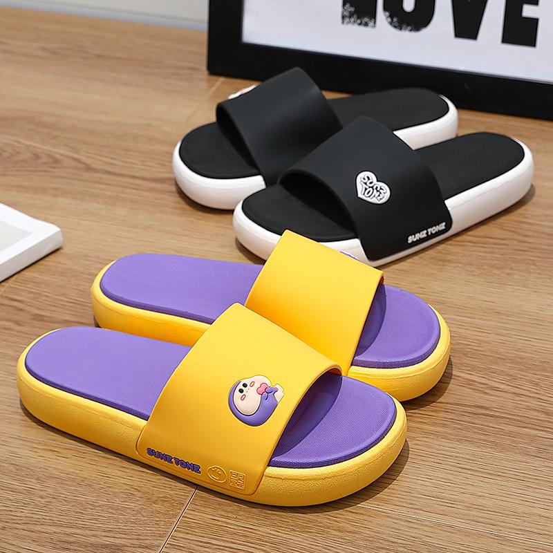 Slippers Summer Soft Sole Shoes Women Color Patchwork Open Toe Low Platform Flip Flops For Home Indoor Flat Beach Slides, Black
Slippers Summer Soft Sole Shoes Women Color Patchwork Open Toe Low Platform Flip Flops For Home Indoor Flat Beach Slides, Black
