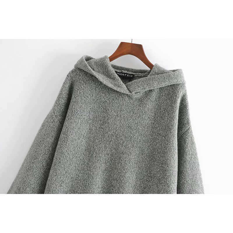Nlzgmsj Hoodie Autumn Fashion Loose Hooded Sweatshirts Thick Pullover Girls Chic Oversized Knitwear 210628