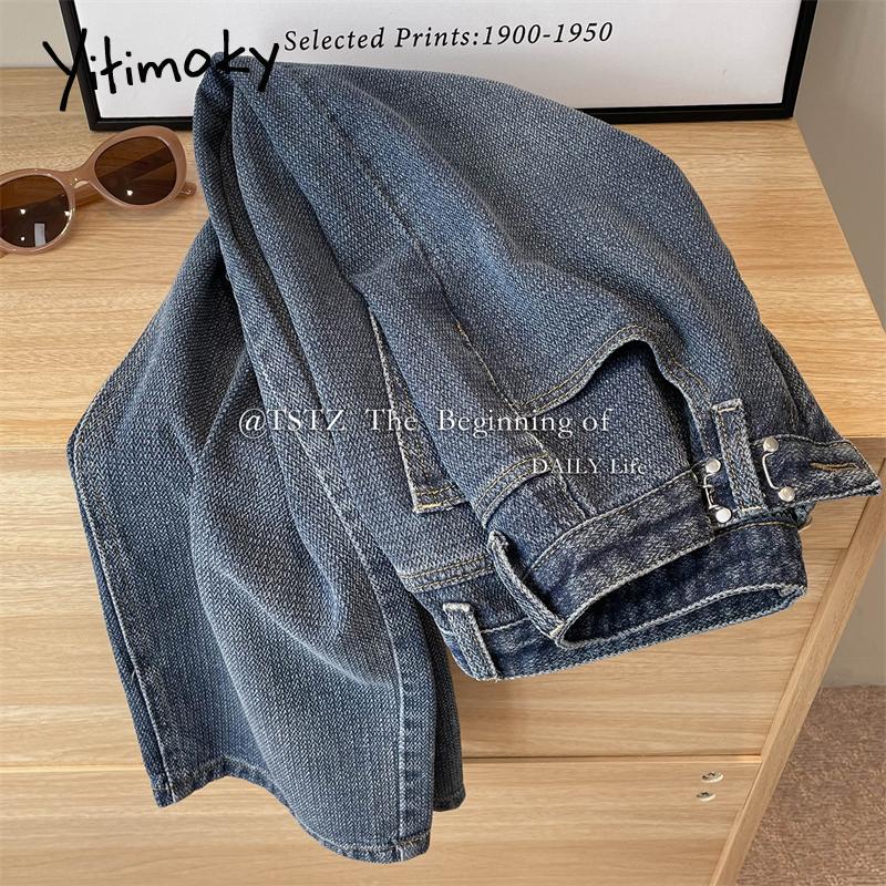 Women's Jeans Yitimoky High Waisted For Woman Denim Pants Joggers Full Length Blue Vintage Streetwear Bell Bottom 2022 Clothes Straight
Women's Jeans Yitimoky High Waisted For Woman Denim Pants Joggers Full Length Blue Vintage Streetwear Bell Bottom 2022 Clothes Straight