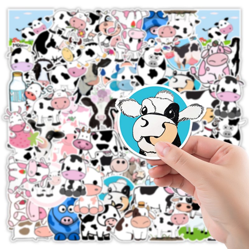 50Pcs Cute Cartoon Cows Stickers Non-random For Car Bike Luggage Sticker Laptop Skateboard Motor Water Bottle Snowboard wall Decals Kids Gifts, Multi-color
50Pcs Cute Cartoon Cows Stickers Non-random For Car Bike Luggage Sticker Laptop Skateboard Motor Water Bottle Snowboard wall Decals Kids Gifts, Multi-color