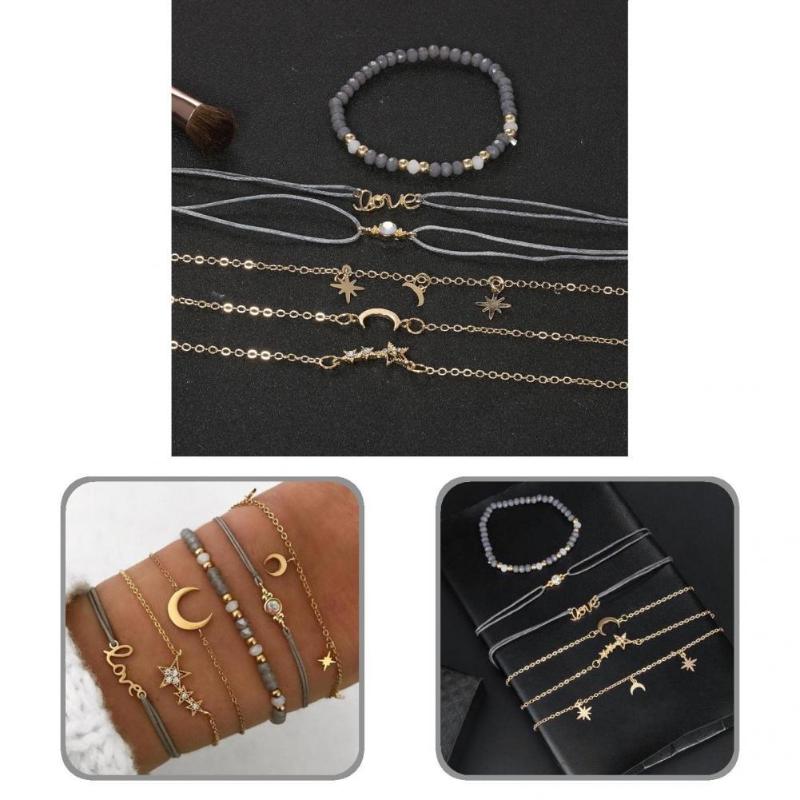 Bangle 1 Set Jewelry Bracelets Excellent Fadeless Lover Bracelet Gifts Fine Workmanship Corrosion Resistant Moon
Bangle 1 Set Jewelry Bracelets Excellent Fadeless Lover Bracelet Gifts Fine Workmanship Corrosion Resistant Moon