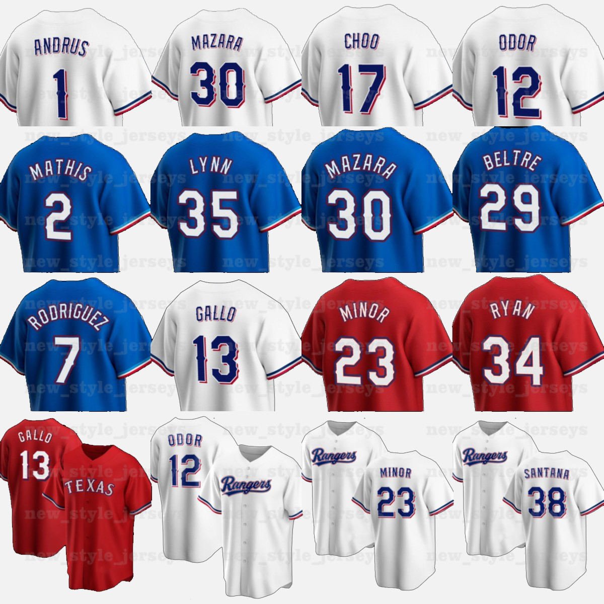 Texas 13 Joey Gallo Rangers Baseball Jerseys 53 Adolis García Rougned Odor Nolan Ryan Ivan Rodriguez Kyle Gibson Dane Dunning Willie Calhoun Jose Leclerc x7, Men(you qi bing)
Texas 13 Joey Gallo Rangers Baseball Jerseys 53 Adolis García Rougned Odor Nolan Ryan Ivan Rodriguez Kyle Gibson Dane Dunning Willie Calhoun Jose Leclerc x7, Men(you qi bing)