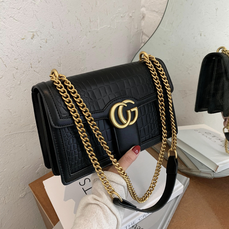 75% Off Outlet Store Fashion women's crocodile leather Lingge chain small square bag Korean style atmospheric One Shoulder Messenger Bag
75% Off Outlet Store Fashion women's crocodile leather Lingge chain small square bag Korean style atmospheric One Shoulder Messenger Bag