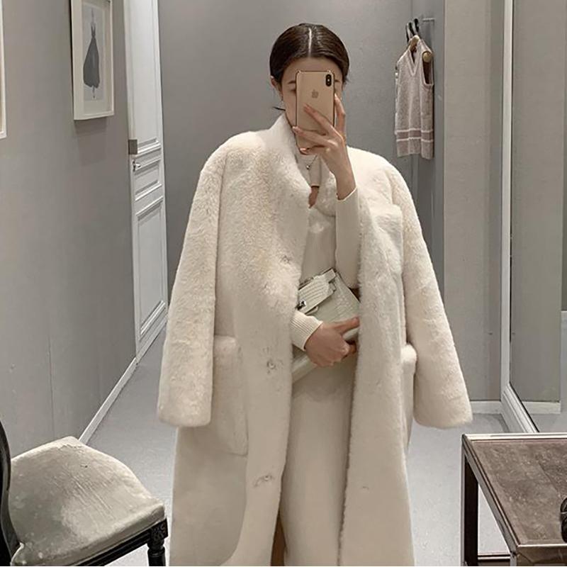Women's Fur & Faux 2021 Winter Long Thick Warm Fake Coats Women Elegant Solid Collar Single-breasted Big Pocket Jackets Grey White Park, Black
Women's Fur & Faux 2021 Winter Long Thick Warm Fake Coats Women Elegant Solid Collar Single-breasted Big Pocket Jackets Grey White Park, Black
