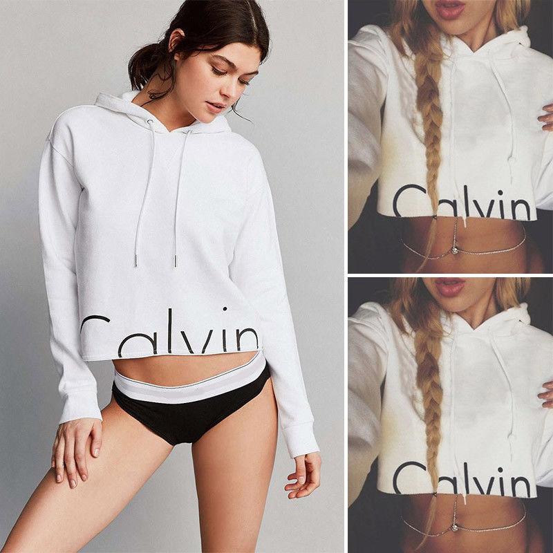 Women's Hoodies & Sweatshirts Fashion Women Hooded Full Length Sleeves Hoodie Sweatshirt Cotton Casual Pullovers Lady Clothes Streetwear, Black