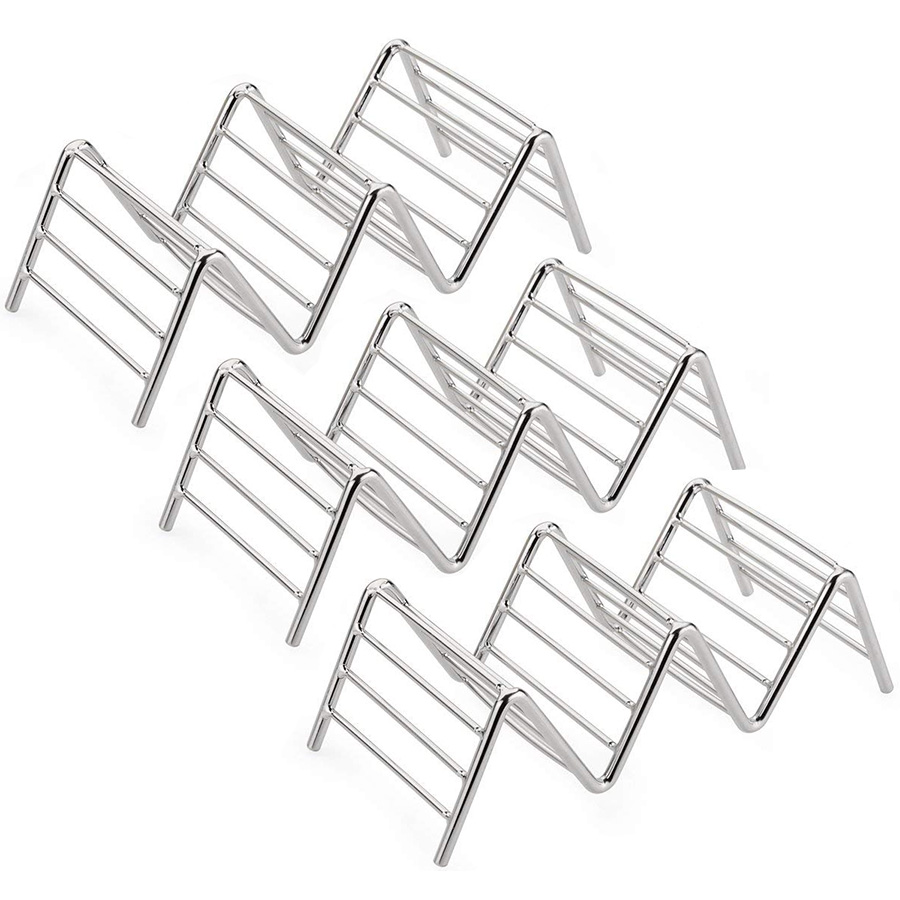 Taco Holder, Stainless Steel Taco Stand, Style Oven Safe for Baking