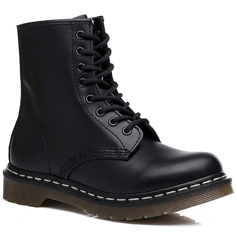 Women Genuine Leather Boots Martens Shoes Doc Unisex Winter Ankle Luxury Motorcycle Woman Botas mujer, Black 1460
Women Genuine Leather Boots Martens Shoes Doc Unisex Winter Ankle Luxury Motorcycle Woman Botas mujer, Black 1460